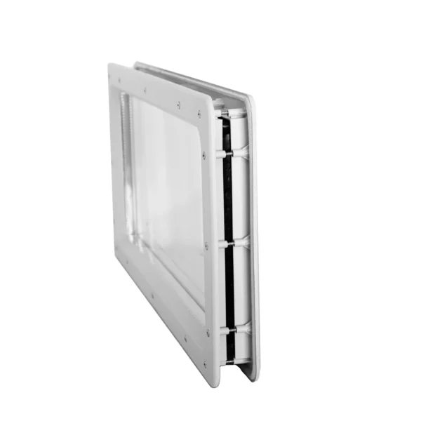 Elton Manufacturing 1224 Window in a white frame side profile
