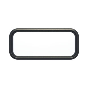 13x28 rounded corners clip on garage door window kit
