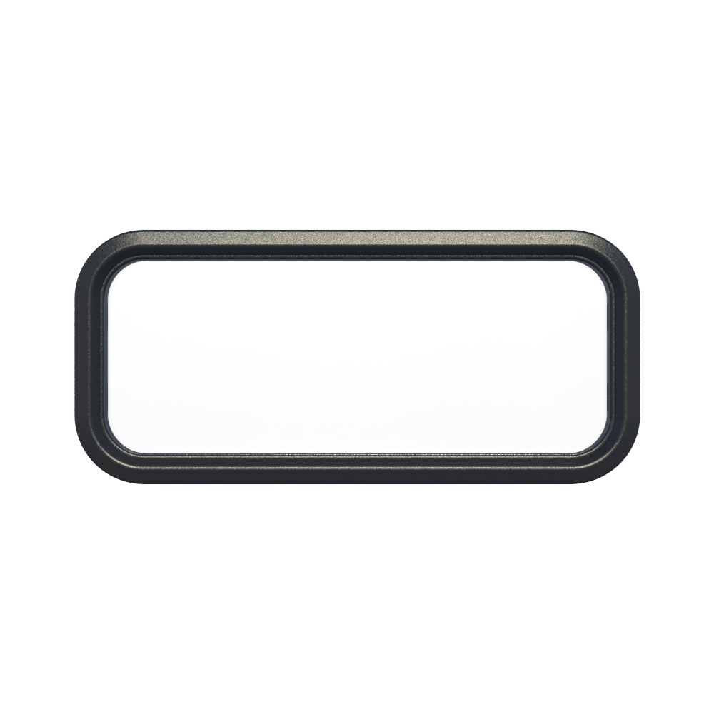 13x28 rounded corners clip on garage door window kit