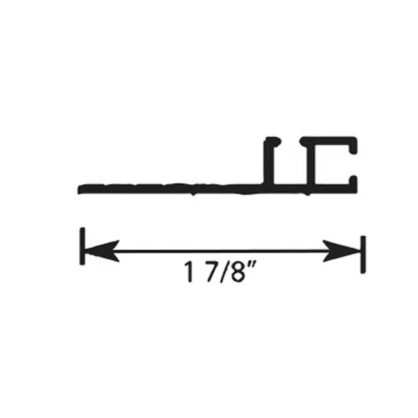 RA-4003 Aluminum retainer line drawing