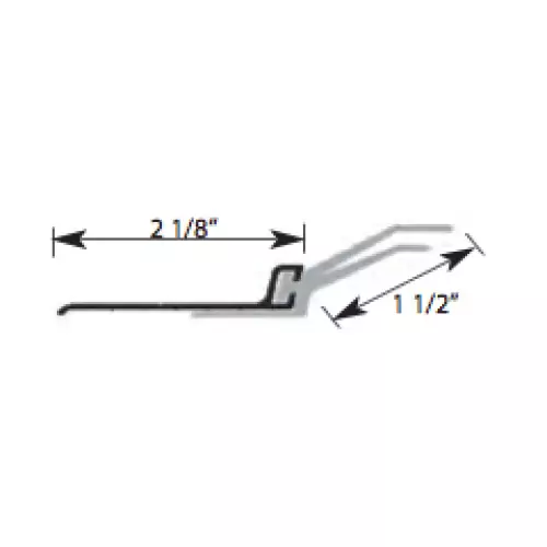 Sa-1106 Side and Top Aluminum seal line drawing
