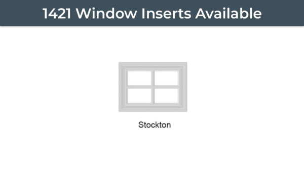 Elton Manufacturing 1421 residential garage door window decorative insert availability