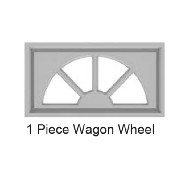 Elton Intermediate Panel 1 piece wagon wheel