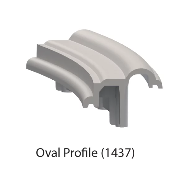 Elton Manufacturing Injection Molded Oval for ED1437 profile