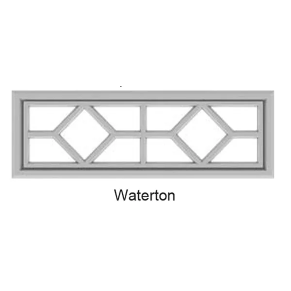 Elton Manufacturing Long Panel Garage Door Window Insert Waterton